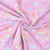 Bomullstrikå 2179 Unicorn rosa