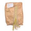 Färdiguppsatt brickbandsväv i ull 2.3m 20mm grön/beige