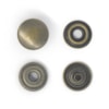 Tryckknapp för 2.4-2.8mm läder Ø13mm 10st antik mässing