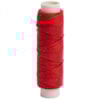 Vaxad polyestertråd 22.8m röd