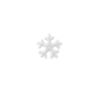 Snöflinga i styrolit 5.5 cm