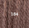 Ullgarn Appleton crewel 2-trådigt 25m 184 Chocolate