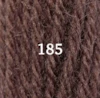 Ullgarn Appleton crewel 2-trådigt 25m 185 Chocolate