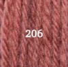 Ullgarn Appleton crewel 2-trådigt 25m 206 Flame red