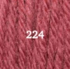 Ullgarn Appleton crewel 2-trådigt 25m 224 B. terra cotta