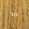 Ullgarn Appleton crewel 2-trådigt 25m 311 Brown olive