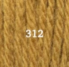 Ullgarn Appleton crewel 2-trådigt 25m 312 Brown olive