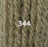Ullgarn Appleton crewel 2-trådigt 25m 344 Mid olive green