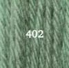 Ullgarn Appleton crewel 2-trådigt 25m 402 Sea green