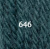 Ullgarn Appleton crewel 2-trådigt 25m 646 Peacock blue