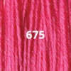 Ullgarn Appleton crewel 2-trådigt 25m 675 Bubble gum pink