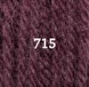 Ullgarn Appleton crewel 2-trådigt 25m 715 Wine red