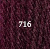 Ullgarn Appleton crewel 2-trådigt 25m 716 Wine red