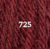 Ullgarn Appleton crewel 2-trådigt 25m 725 Paprika