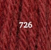 Ullgarn Appleton crewel 2-trådigt 25m 726 Paprika