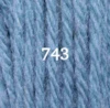 Ullgarn Appleton crewel 2-trådigt 25m 743 B. china blue