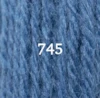 Ullgarn Appleton crewel 2-trådigt 25m 745 B. china blue