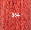 Ullgarn Appleton crewel 2-trådigt 25m 864 Coral