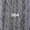 Ullgarn Appleton crewel 2-trådigt 25m 964 Iron grey