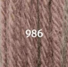 Ullgarn Appleton crewel 2-trådigt 25m 986 Putty groundings