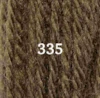 Ullgarn Appleton tapestry 4-trådigt 10m 335 Drab green