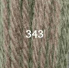Ullgarn Appleton tapestry 4-trådigt 10m 343 Mid olive green