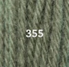 Ullgarn Appleton tapestry 4-trådigt 10m 355 Grey green