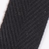 Bomullsband 2.5cm 5m 017 svart