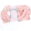 Platt bomullssnodd 3mm 5m 039 babyrosa