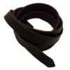 Bred läderrem 2.3mm 17mm bred 110cm svart 110cm