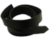 Bred läderrem 2.3mm 25mm bred 110 cm lång 110cm svart