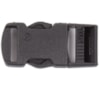 Klickspänne snäppspänne svart 2.5cm