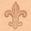 3D puns ca 3x2.5cm Fleur de lis