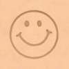 3D puns ca 3x2.5cm smiley