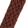 Vävt ylleband 2.5cm DK 252-209/01 röd/svart
