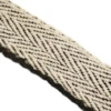 Vävt ylleband 2.5cm 202-209 vit/svart