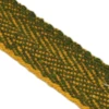Vävt ylleband 2.5cm 229-243 grön/gul