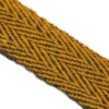 Vävt ylleband 2.5cm 243-206 gul/grå