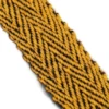 Vävt ylleband 2.5cm 243-209 gul/svart