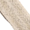 Vävt ylleband 5.0cm 202-206 vit/grå