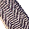 Vävt ylleband 5.0cm 212-202 blå/vit