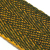 Vävt ylleband 5.0cm 229-243 grön/gul