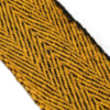 Vävt ylleband 5.0cm 243-209 gul/svart