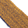 Vävt ylleband 5.0cm 243-212 gul/blå