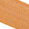 Vävt ylleband fiskben 9.0cm 243-202 gul/vit