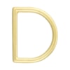 D-ring gjuten mässing 50mm