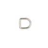 D-ring gjuten silverfärgad 15mm
