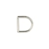 D-ring gjuten silverfärgad 25mm