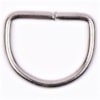 D-ring öppen antik silverfärgad 20mm