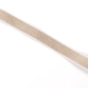 Enkelt linneband oblekt vit kant 15mm